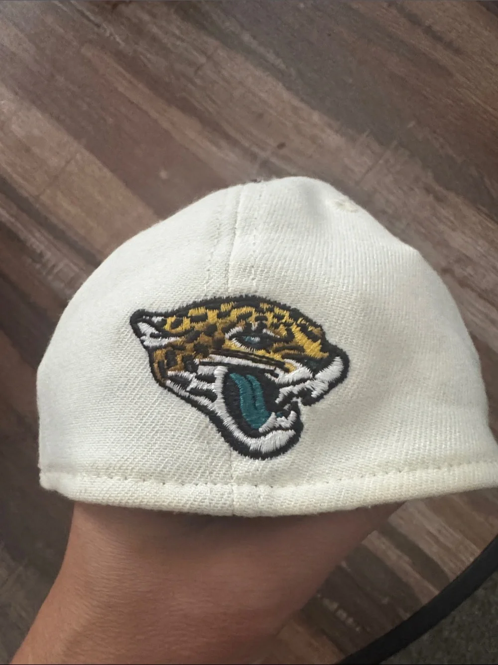 Kids Jaguars Embroidered Baseball Cap - White/Black